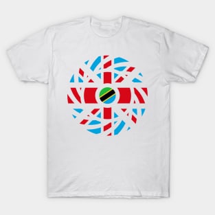 British Tanzanian Multinational Patriot Flag Series T-Shirt